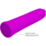PRETTY LOVE - VIBRATEUR CURTIS MINI SUPER POWER 12 VIBRATIONS EN SILICONE VIOLETTE – Image 4