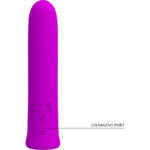 PRETTY LOVE - VIBRATEUR CURTIS MINI SUPER POWER 12 VIBRATIONS EN SILICONE VIOLETTE – Image 5