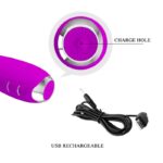 PRETTY LOVE - VIBRATEUR ÉLECTROCHOC RECHARGEABLE HECTOR-IMPERMÉABLE VIOLET – Image 7
