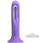 PRETTY LOVE - VIBRATEUR LAPIN KILLMOULIS 12 MODES DE VIBRATION VIOLET – Image 7
