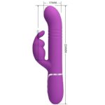 PRETTY LOVE - VIBRATEUR LAPIN MULTIFONCTION COALE 4 EN 1 VIOLET – Image 5