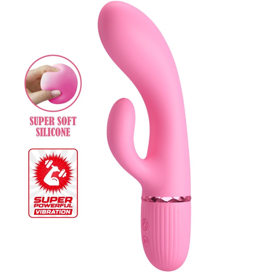 PRETTY LOVE - VIBRATEUR MARSKI RABBIT & POINT G ROSE PRETTY LOVE - VIBRATEUR MARSKI RABBIT & POINT G ROSE – Image 1
