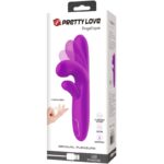 PRETTY LOVE - VIBRATEUR MULTIFONCTION ANGELIQUE + STIMULATEUR DE CLITORIS VIOLET – Image 6