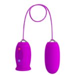 PRETTY LOVE - VIBRATEUR RECHARGEABLE DAISY DUAL EGG VIOLET – Image 2