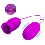 PRETTY LOVE - VIBRATEUR RECHARGEABLE DAISY DUAL EGG VIOLET – Image 3