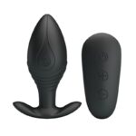 PRETTY LOVE - VIBRATEUR RECHARGEABLE REGINA ANAL PLUG NOIR – Image 4