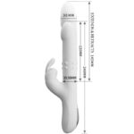 PRETTY LOVE - VIBRATEUR REESE AVEC ROTATION ARGENTÉE – Image 5