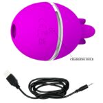 PRETTY LOVE - VIBRATEUR ROND EN SILICONE GEMINI BALL VIOLET – Image 3