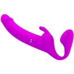 PRETTY LOVE - ZANINI STRAPLESS STRAP-ON 10 VIBRATIONS VIOLET – Image 2