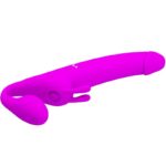 PRETTY LOVE - ZANINI STRAPLESS STRAP-ON 10 VIBRATIONS VIOLET – Image 4