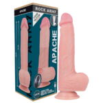 ROCKARMY - VIBRATEUR EN SILICONE LIQUIDE TÉLÉCOMMANDE PREMIUM APACHE 20.5 CM -O- 4.62 CM