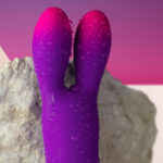 ROCKS-OFF - GLO-GIRL BUNNY VIBRATEUR FLEXIBLE VIOLET – Image 4