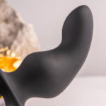 ROCKS-OFF - RO-ZEN RRO PLUG ANAL AVEC ANNEAU PÉNIS VIBRANT NOIR – Image 7