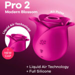 SATISFYER - AIR PULSE VIBRATEUR FLEUR MODERNE PRO 2 – Image 8