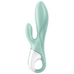 SATISFYER - AIR PUMP BUNNY 5+ APPLICATION GONFLABLE LAPIN VIBRATEUR VERT – Image 3
