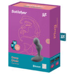 SATISFYER - APPLICATION DE PLUG VIBRANT DEEP DIVER GRIS – Image 4