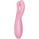 SATISFYER - APPLICATION VIBRATEUR THREESOME 4 ROSE – Image 3