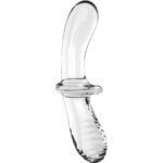 SATISFYER - GODE DOUBLE CRISTAL TRANSPARENT – Image 3