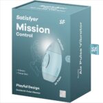 SATISFYER - MISSION CONTROL BLEU PETIT VIBRATEUR  DOUBLE IMPULSION – Image 6
