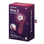 SATISFYER - PRO 2 GENERACIÓN 3 VIN ROUGE BLUETOOTH ET APPLICATION – Image 7