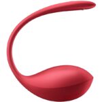 SATISFYER - SHINY PETAL STIMULATEUR À TÉLÉCOMMANDE À DISTANCE G POINT ROUGE APPLICATION GRATUITE – Image 2