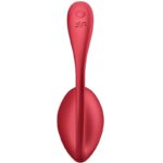 SATISFYER - SHINY PETAL STIMULATEUR À TÉLÉCOMMANDE À DISTANCE G POINT ROUGE APPLICATION GRATUITE – Image 5