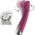 SATISFYER - SPINNING G-SPORT 1 VIBRATEUR ROTATOR ROUGE – Image 4