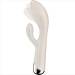 SATISFYER - SPINNING RABBIT 1 CLITORIS ET STIMULATION DU POINT G BEIGE – Image 5