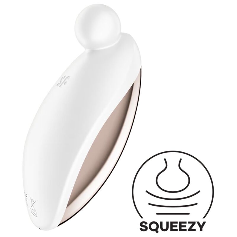 SATISFYER - SPOT ON 2 VIBRATEUR LAY-ON BLANC SATISFYER - SPOT ON 2 VIBRATEUR LAY-ON BLANC – Image 1