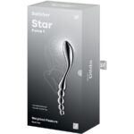 SATISFYER - STAR FORCE 1 GODEMICHET DOUBLE EN ACIER INOXYDABLE – Image 5