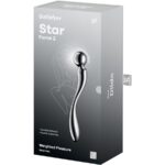 SATISFYER - STAR FORCE 2 GODEMICHET DOUBLE EN ACIER INOXYDABLE – Image 5