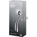 SATISFYER - STAR FORCE 4 GODEMICHET DOUBLE EN ACIER INOXYDABLE – Image 5