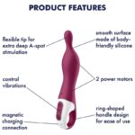 SATISFYER - VIBRATEUR AMAZING 1 ASPOT BAIE – Image 4