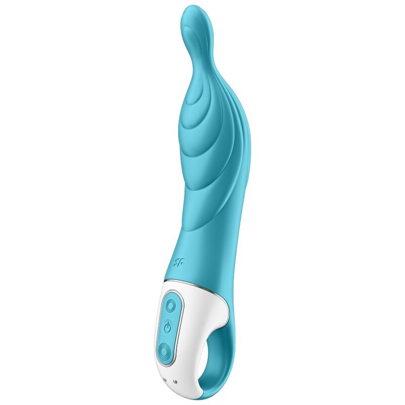 SATISFYER - VIBRATEUR AMAZING 2 ASPOT TURQUOISE SATISFYER - VIBRATEUR AMAZING 2 ASPOT TURQUOISE – Image 1