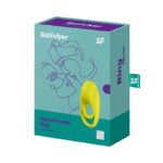 SATISFYER - VIBRATEUR  ANNEAU SPECTACULAIRE DUO JAUNE – Image 3