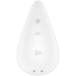 SATISFYER - VIBRATEUR DEW DROP LAY-ON BLANC – Image 2