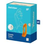 SATISFYER - VIBRATEUR  DOIGTS CANDY CANE ORANGE – Image 2