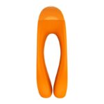 SATISFYER - VIBRATEUR  DOIGTS CANDY CANE ORANGE – Image 3