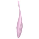 SATISFYER - VIBRATEUR  POINTE DE CLIT TWIRLING JOY ROSE – Image 2