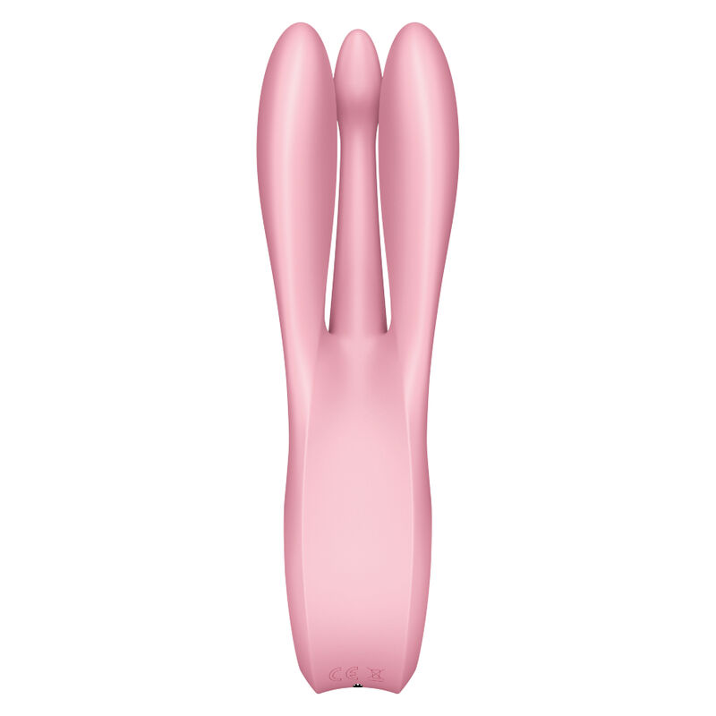 SATISFYER - VIBRATEUR THREESOME 1 ROSE SATISFYER - VIBRATEUR THREESOME 1 ROSE – Image 1