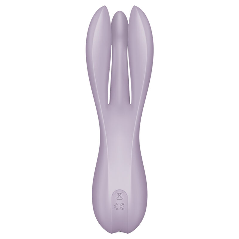 SATISFYER - VIBRATEUR THREESOME 2 VIOLET SATISFYER - VIBRATEUR THREESOME 2 VIOLET – Image 1