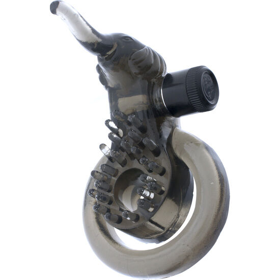 SEVEN CREATIONS - ANNEAU VIBRANT AVEC ÉLÉPHANT STIMULANT SEVEN CREATIONS - ANNEAU VIBRANT AVEC ÉLÉPHANT STIMULANT – Image 1