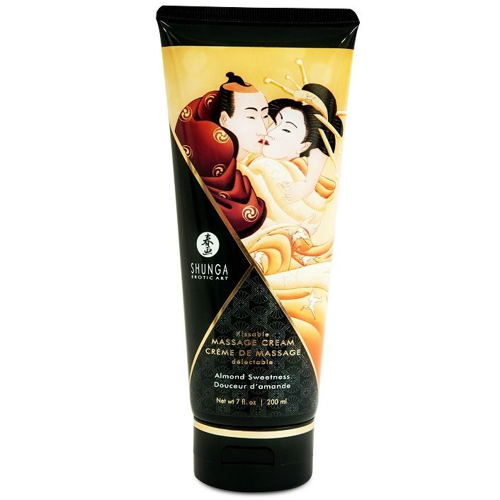 SHUNGA - CRÈME DE MASSAGE AUX AMANDES DOUCES 200 ML SHUNGA - CRÈME DE MASSAGE AUX AMANDES DOUCES 200 ML – Image 1