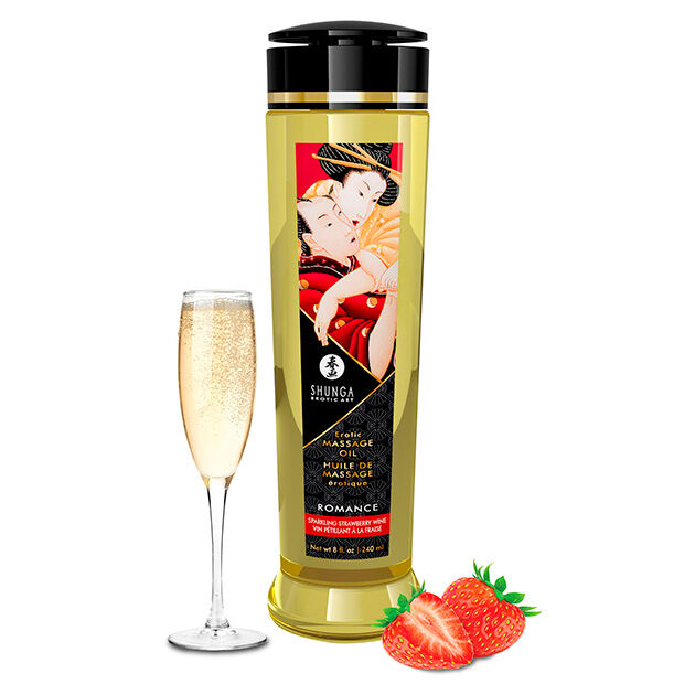 SHUNGA - HUILE DE MASSAGE ROMANCE ÉROTIQUE 240 ML SHUNGA - HUILE DE MASSAGE ROMANCE ÉROTIQUE 240 ML – Image 1