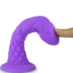 SILEXD - DREAMY DILDO FANTASY SILICONE LIQUIDE THERMORÉACTIF VIOLET 18,5 CM – Image 4