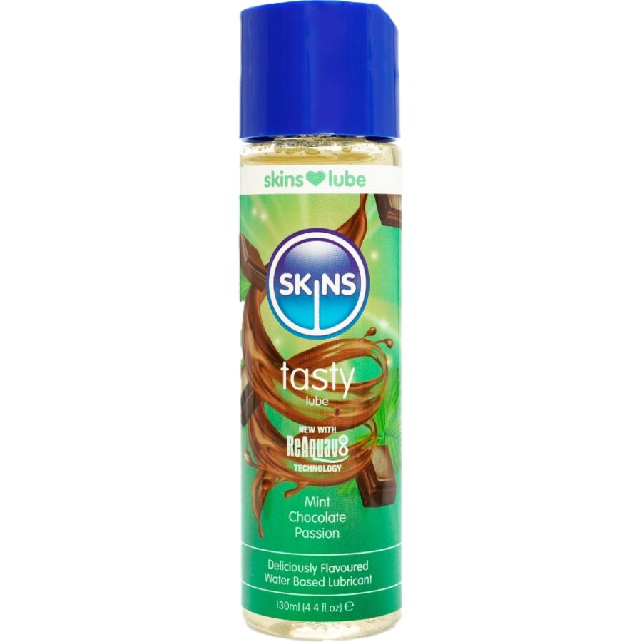 SKINS - LUBRIFIANT À BASE D'EAU DÉLICIEUX MENTHE ET CHOCOLAT 130 ML SKINS - LUBRIFIANT À BASE D'EAU DÉLICIEUX MENTHE ET CHOCOLAT 130 ML – Image 1