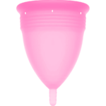 STERCUP - COUPE MENSTRUELLE EN SILICONE FDA ROSE - TAILLE S – Image 3