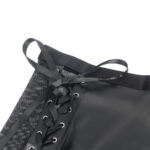 SUBBLIME - 957582 ENSEMBLE SOUTIEN-GORGE ET JUPE EN CUIR NOIR S/M – Image 6