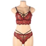 SUBBLIME - SET ENSEMBLE DEUX PIÈCES TOP ET CULOTTE EN DENTELLE S/M – Image 8