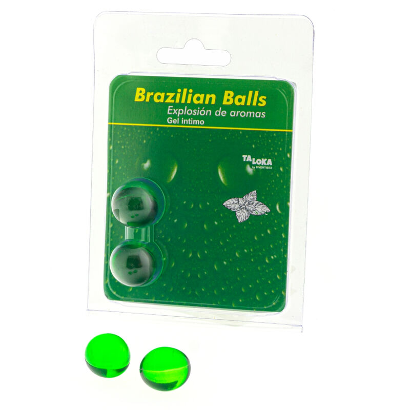 TALOKA - 2 BOULES BRÉSILIENNES GEL INTIME MENTHE TALOKA - 2 BOULES BRÉSILIENNES GEL INTIME MENTHE – Image 1